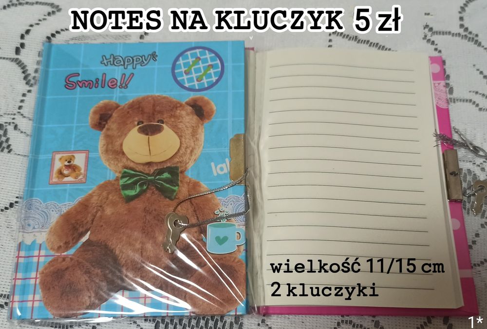 Notesik na kluczyk.