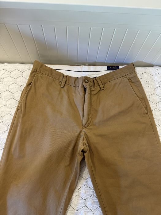 Calças Polo Ralph Lauren castanho claro