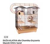Klatka , domek dla chomika plus akcesoria