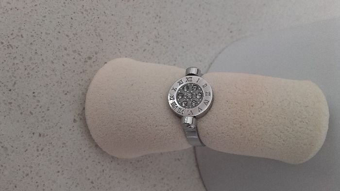 Anel em aço com duas faces