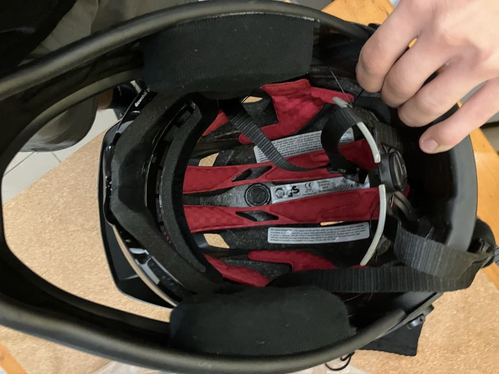 Kask Fullface UVEX Jakkyl Na hulajnoge elektryczną/na rower Z GOGLAMI