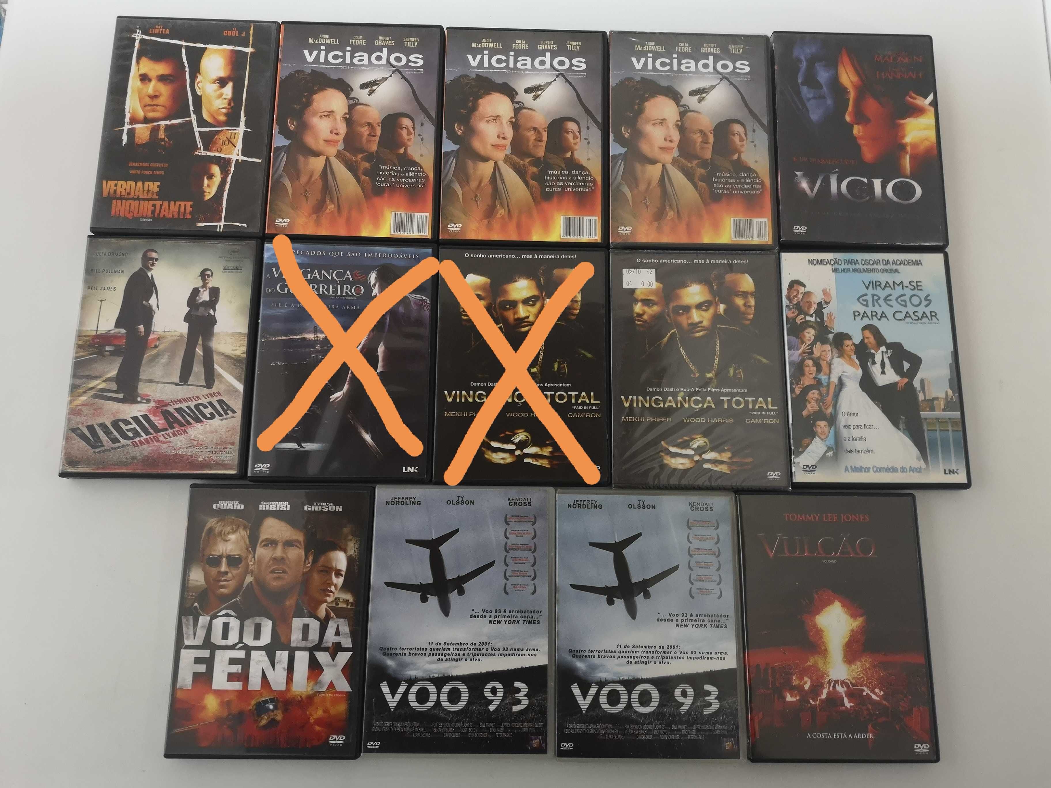 Filmes em Dvd (vários temas) de T-Z + soltos