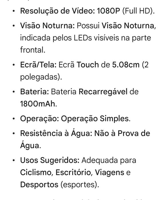 Máquina Fotográfica - Gravador