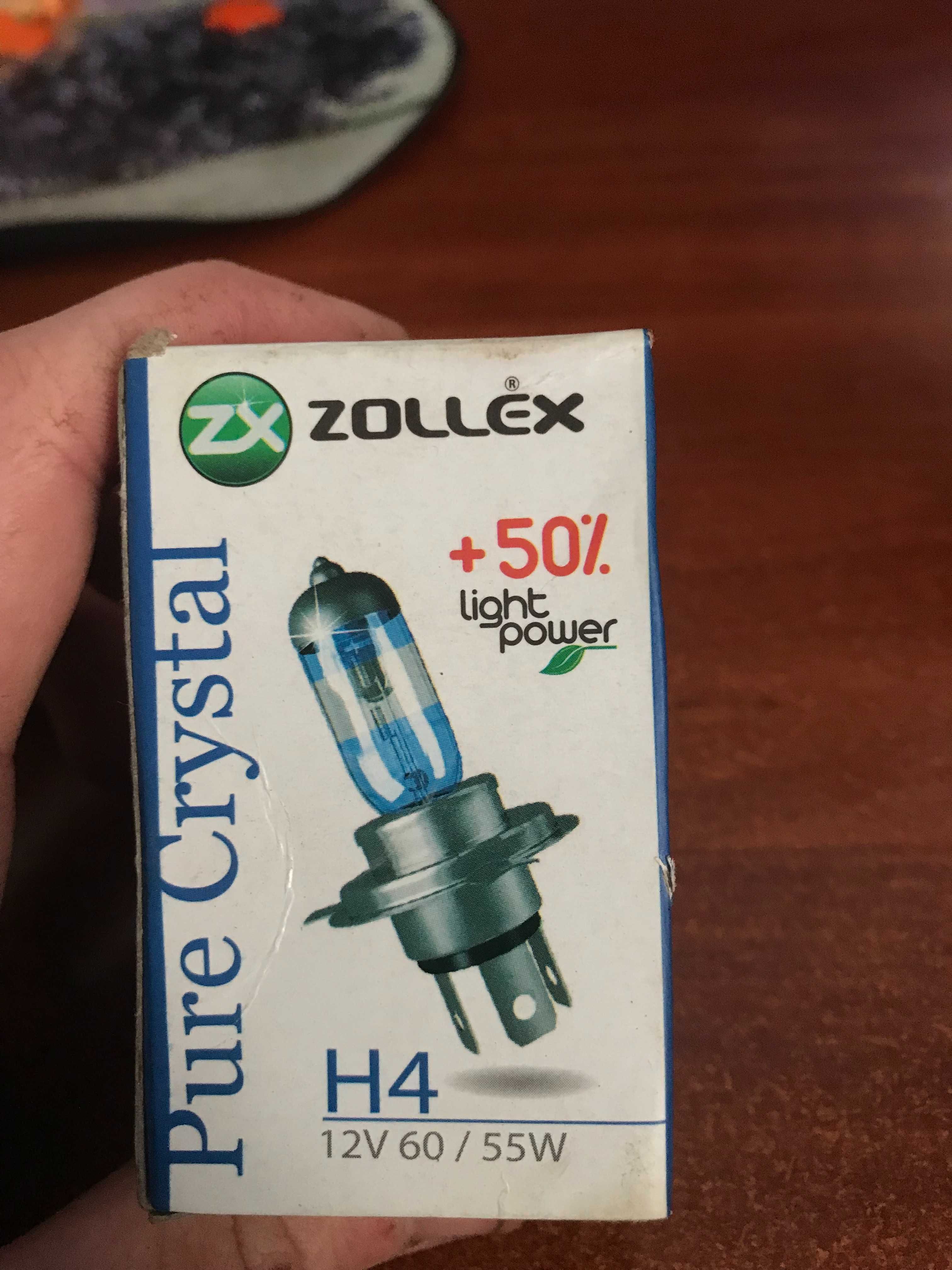 Лампи Н4 Zollex 55w +50% яскравості