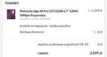 Motorola Edge 60 Pro Purpurowy