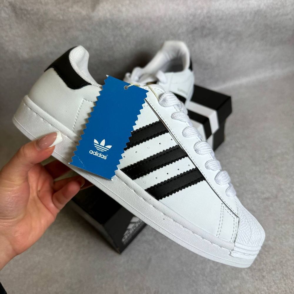 PREMIUM LUXE ADIDAS Superstar Чоловічі кросівки весна 2024 белый 40-44