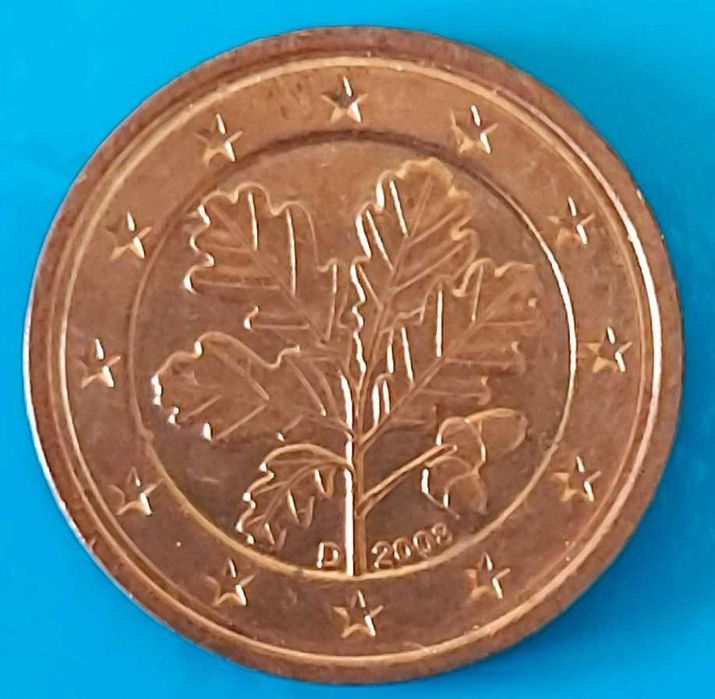2 Cêntimos de 2008 * D * da Alemanha