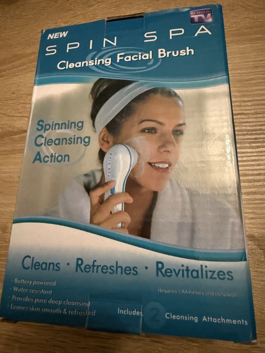 Щітка масажна для чищення обличчя та тіла Spin Spa Face