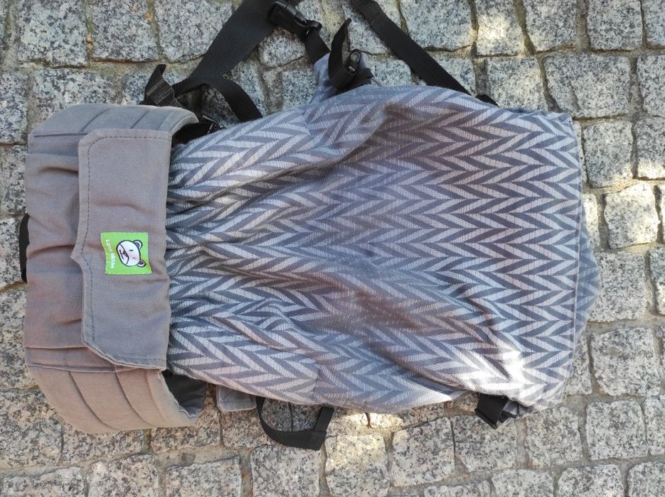 Luna Dream grow up wrap herringbone grey - nosidło klamrowe + dodatki