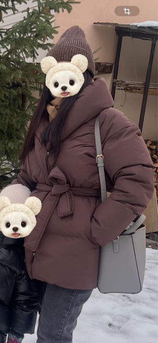 Пуховик жіночий зимовий