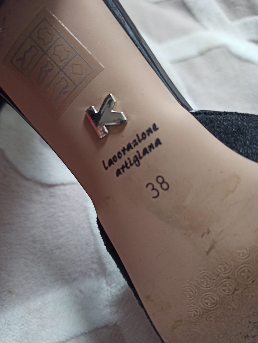Kazar buty skórzane piękne R. 38 wkł. 24,5 cm
