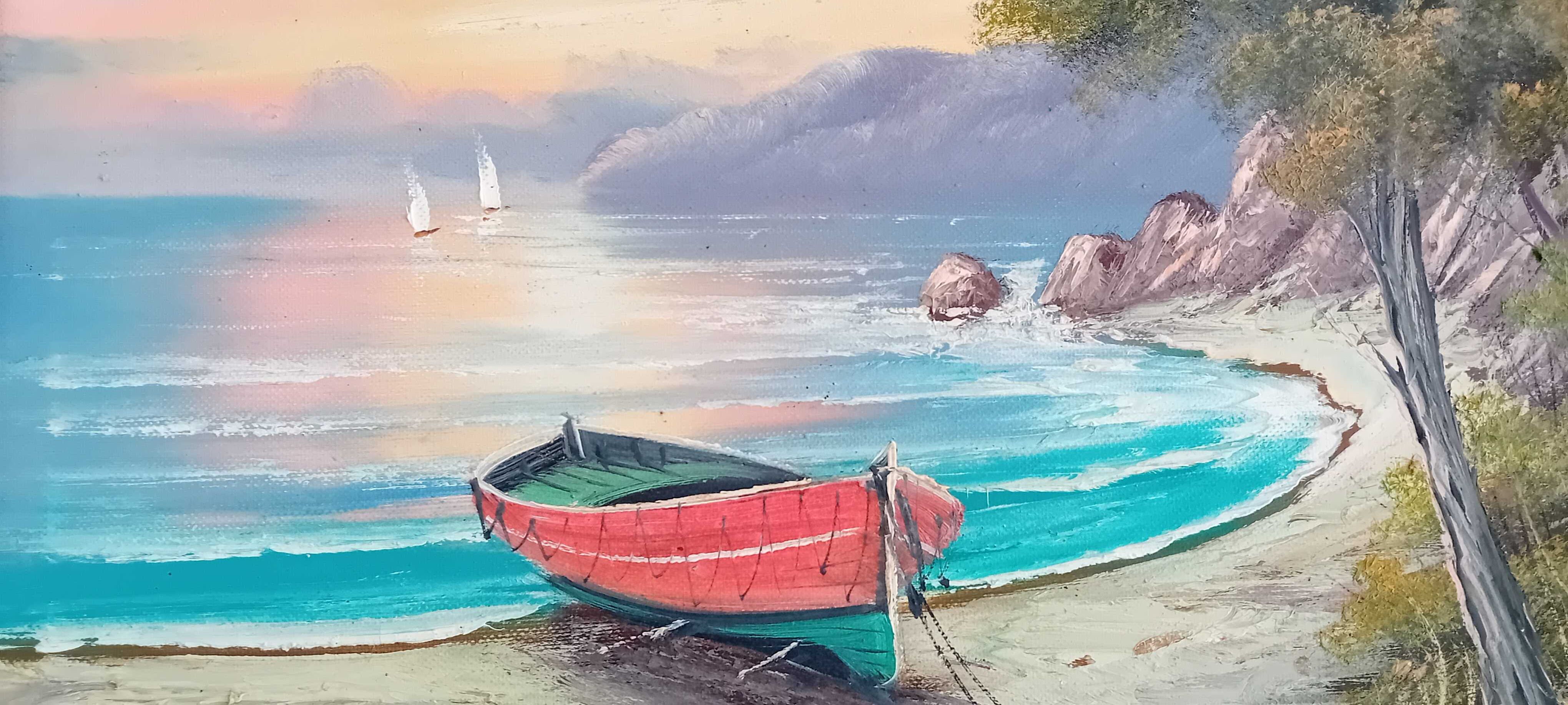 Pintura óleo sobre tela assinado!