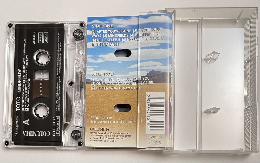 Toto Mindfields kaseta magnetofonowa audio