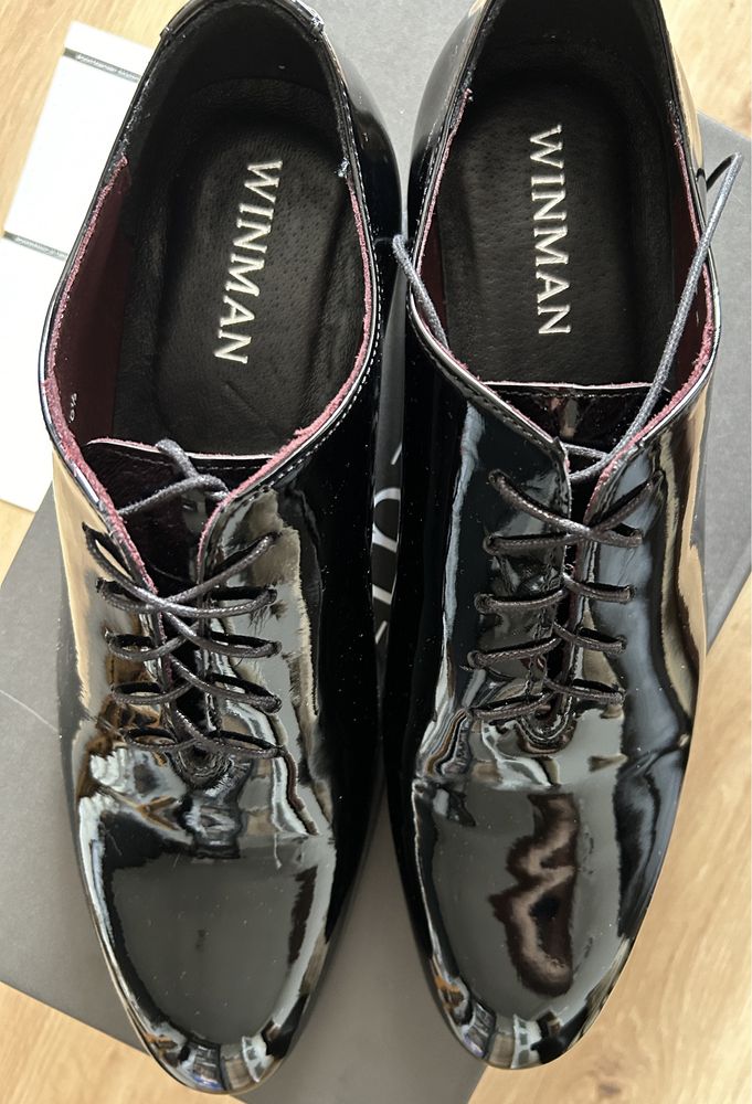 Nowe Buty Męskie Lakierki Recman 41