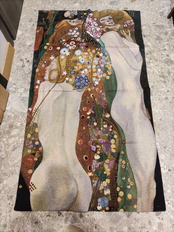Arras Obraz tkany Gobelin Klimt Węże Wodne