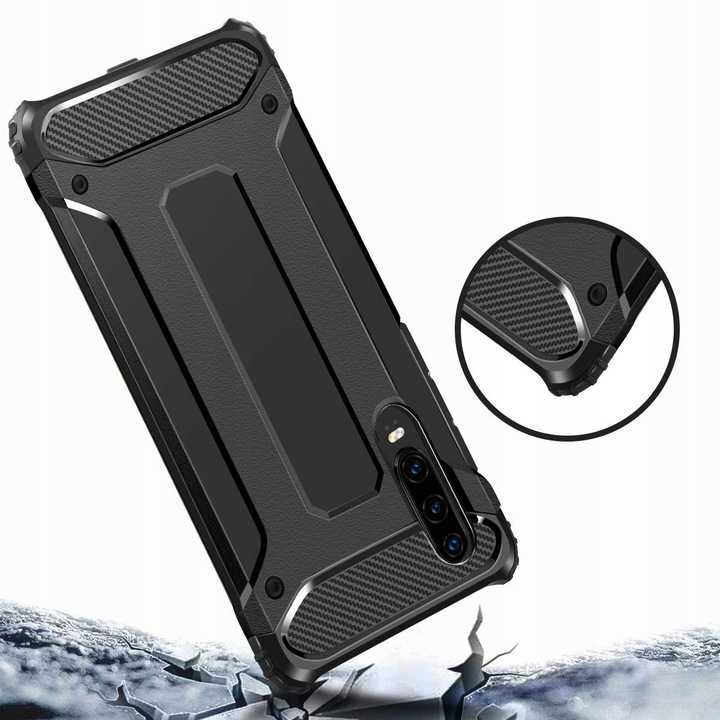 Case Etui Pancerne Armor do Huawei P30 + Szkło Hartowane