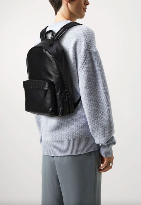 COACH Hall Backpack Чоловічий шкіряний рюкзак оригінал мужской подарок