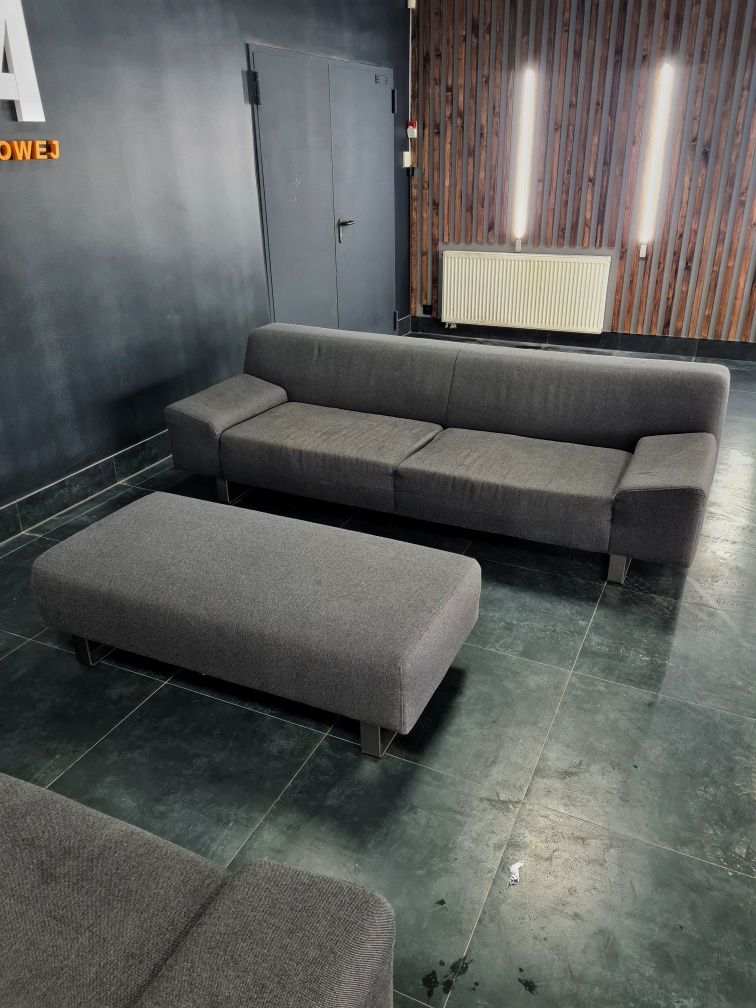 Komplet sofa szara