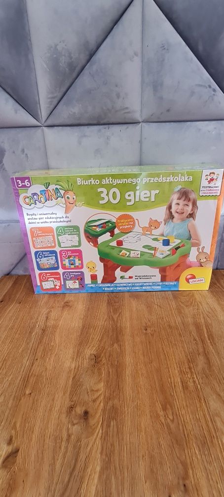 Stolik Kreatywny  edukacyjny  30 gier nowy