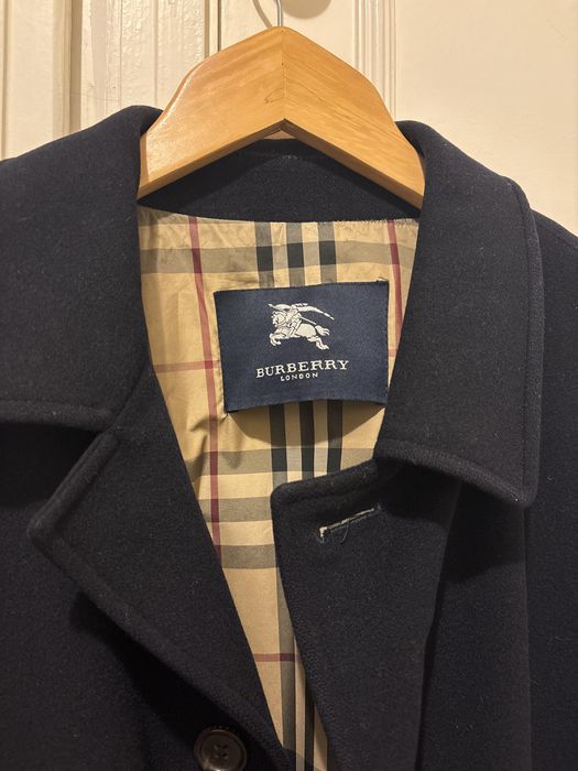 Sobretudo de Lã Burberry Homem