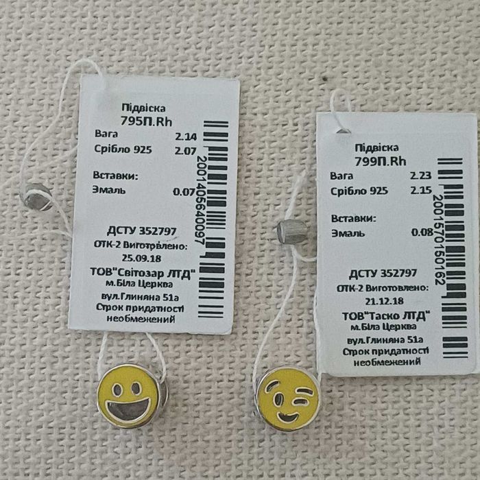 Шарм "Смайлик" від Svitozar"