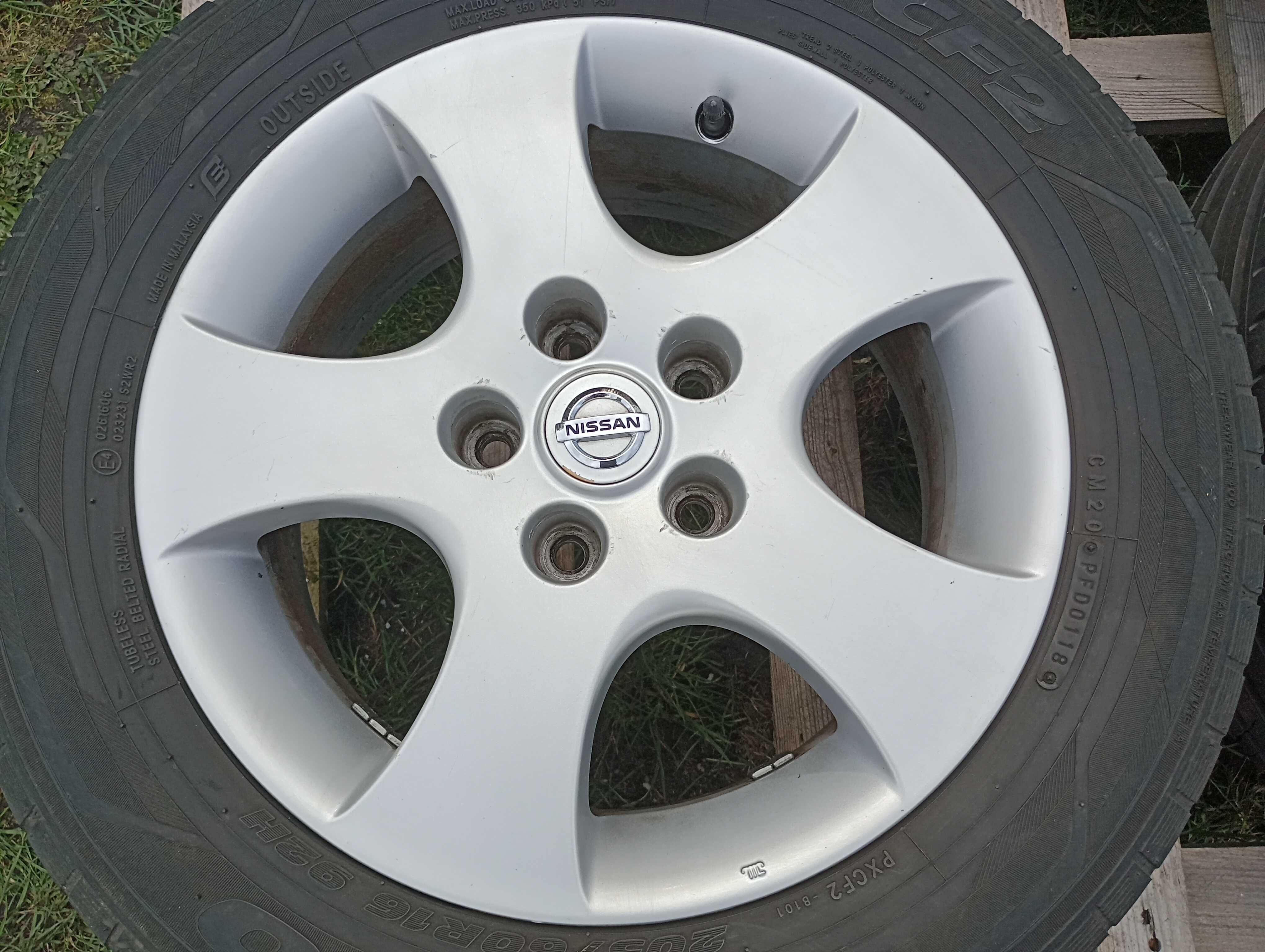 Alufelgi 16 cali 5x114.3 NISSAN Quasqai Juke - Mazda Toyota Suzuki