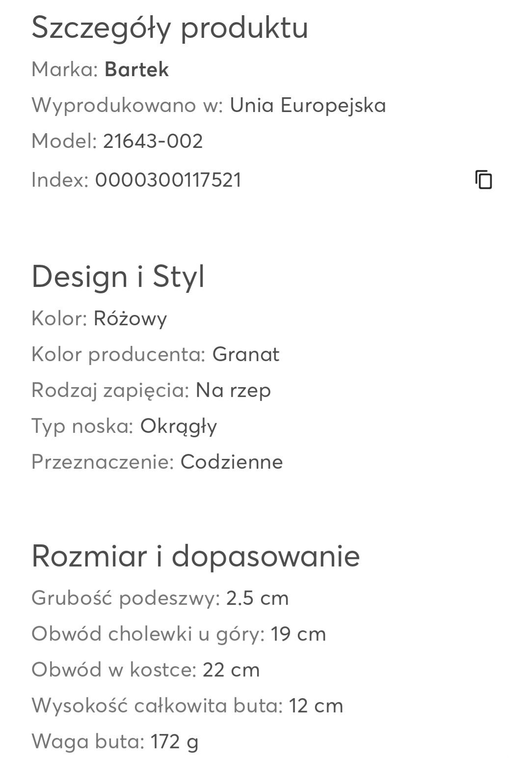 Buty Bartek rozmiar 25 zimowe róż granat zapięcie na rzep