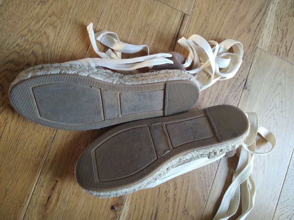 Espadryle skorzane Pull&Bear