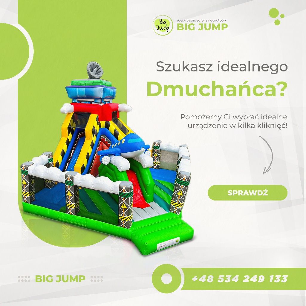 RATY 0% Dmuchańce dmuchane zamki place zabaw dmuchana a zjeżdżalnia