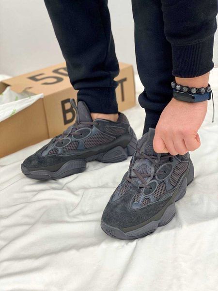 Кросівки Adidas Yeezy Boost 500 Black premium