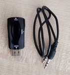 Adapter Przejściówka HDMI - VGA + kabel audio