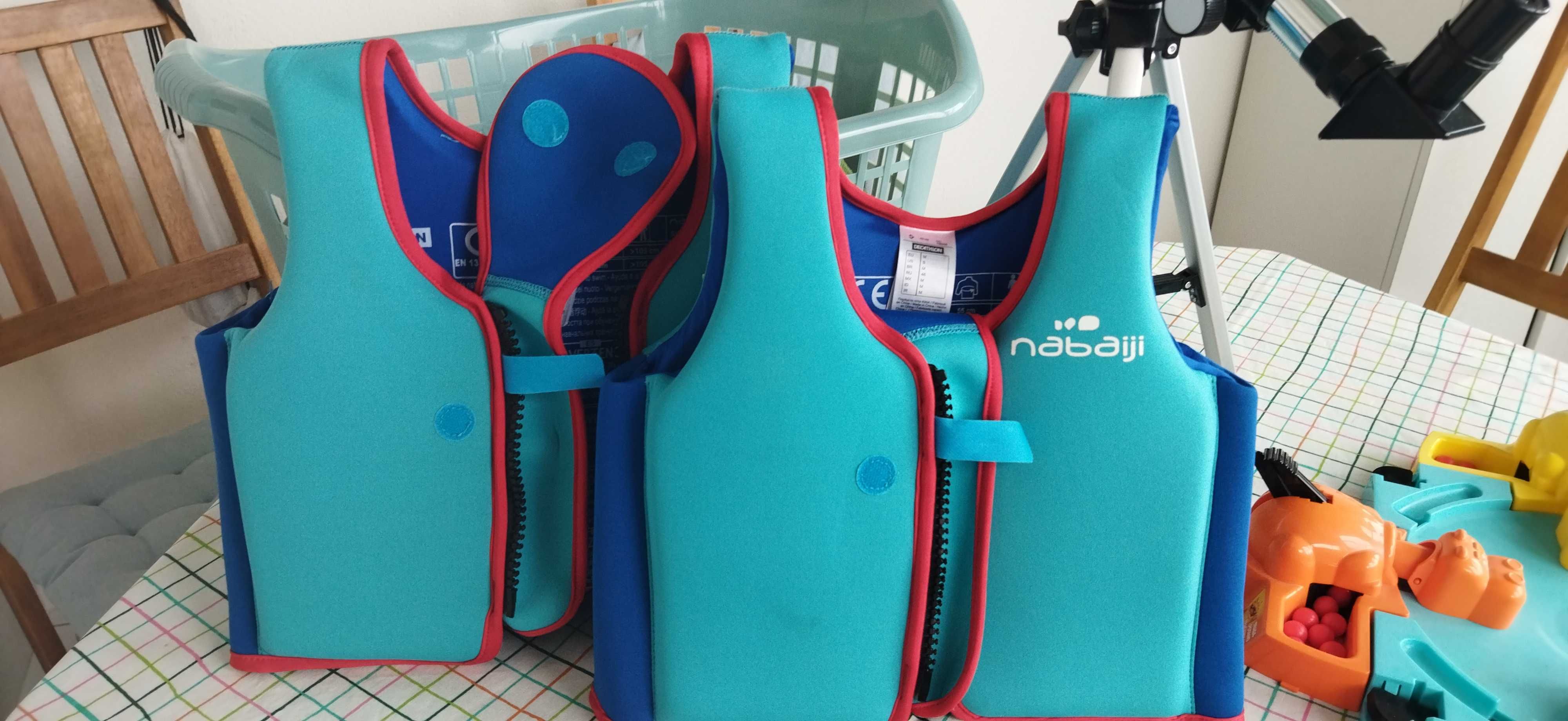 Coletes segurança piscina (Decathlon)