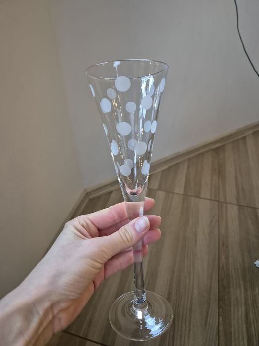 kieliszki ręcznie zdobione