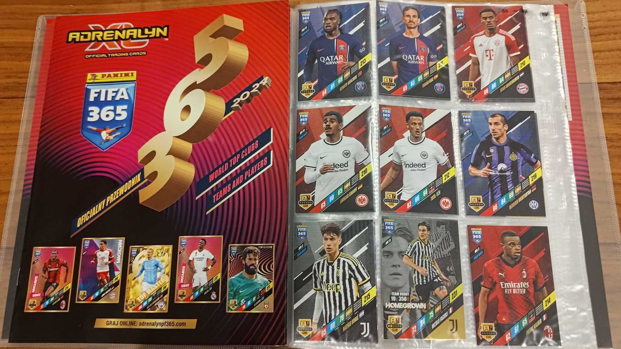 Karty Panini Album Fifa 365 - 2024 + 100 kart