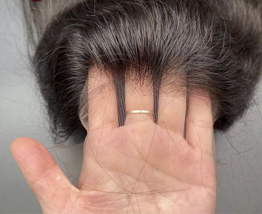 nowa naturalna peruka lace front 100% ludzki wlos na co dzien