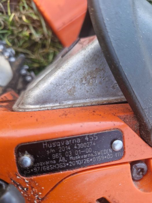 Piła spalinowa łancuchowa Husqvarna 455 Rancher 2014, moc 3,5km
