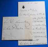 Rei D Carlos carta a D Maria Pia 1901 Príncipe Sião (Reserva GV)