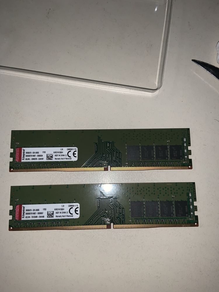 Оперативна памʼять Kingston 2x4 GB DDR4 2133 MHz