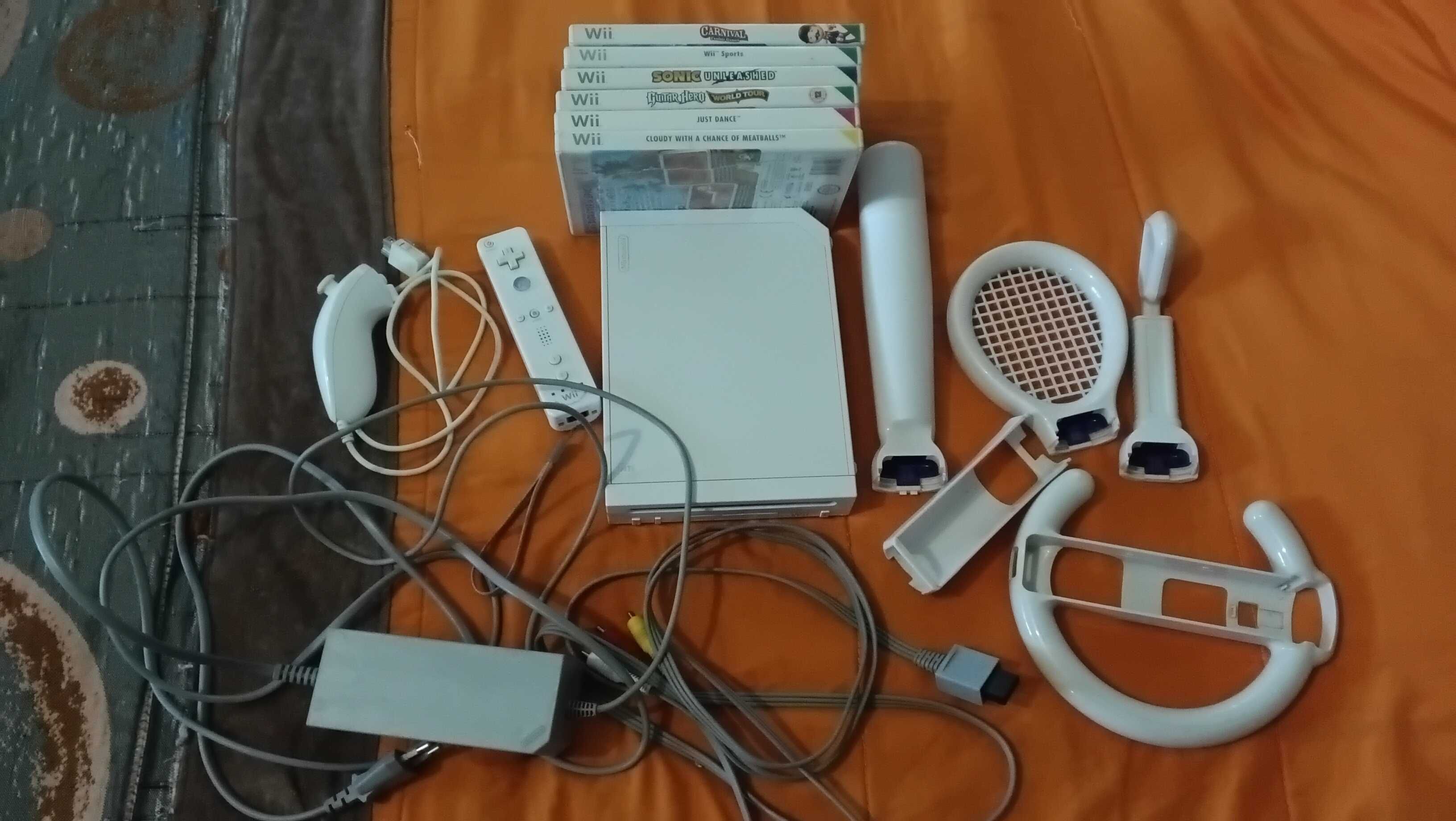 Nintendo wii com jogos