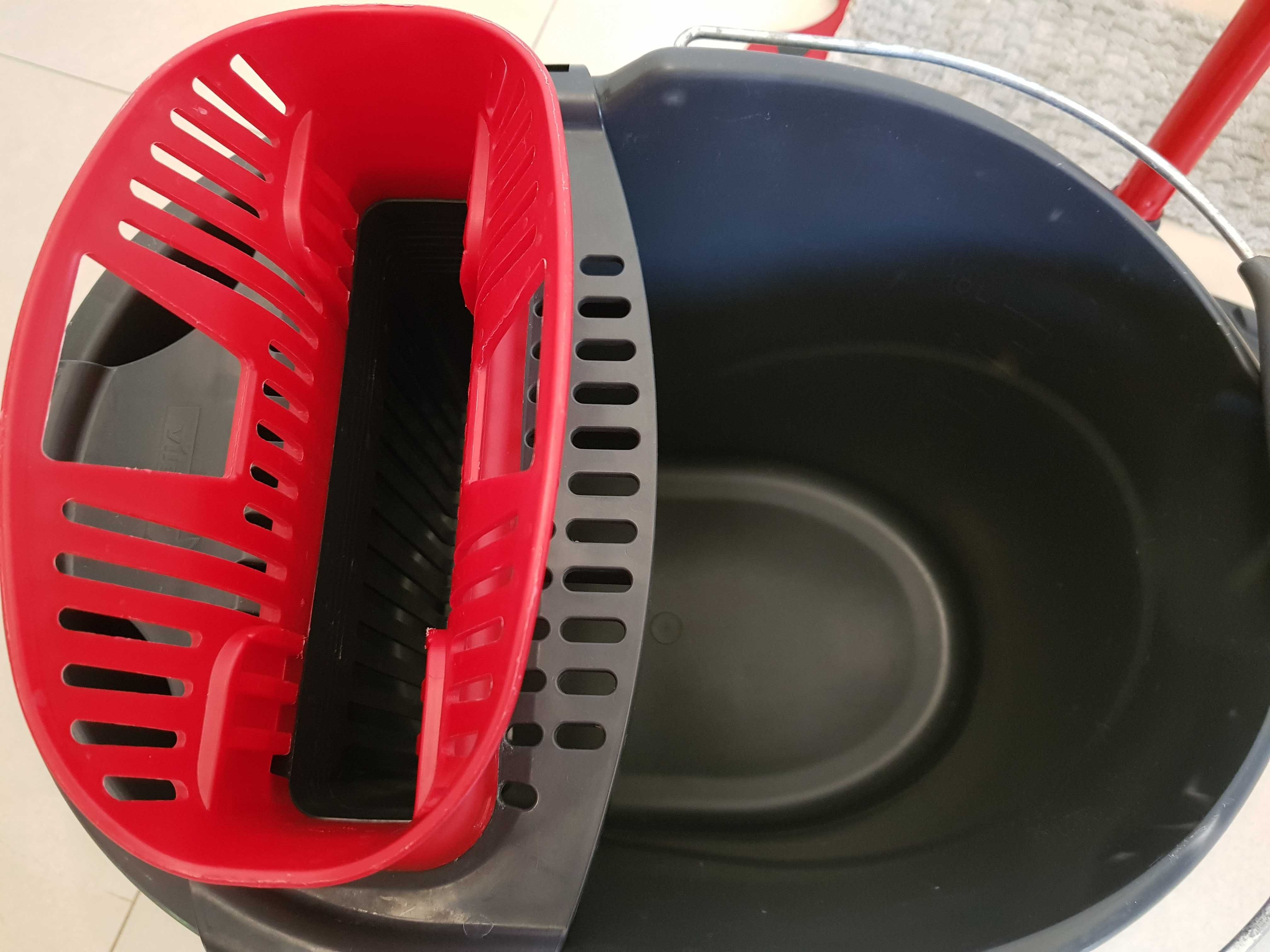 Mop płaski VILEDA UltraMax Box + wiadro + wyciskacz – stan idealny