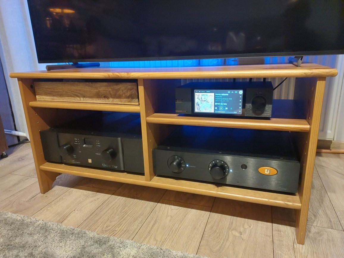 Szafka rtv leksvik ikea Lite drewno sosnowe za grosze