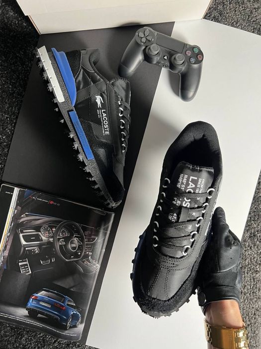 Чоловічі кросівки лакоста Lacoste Elite Active PRM Black Navy [41-45]