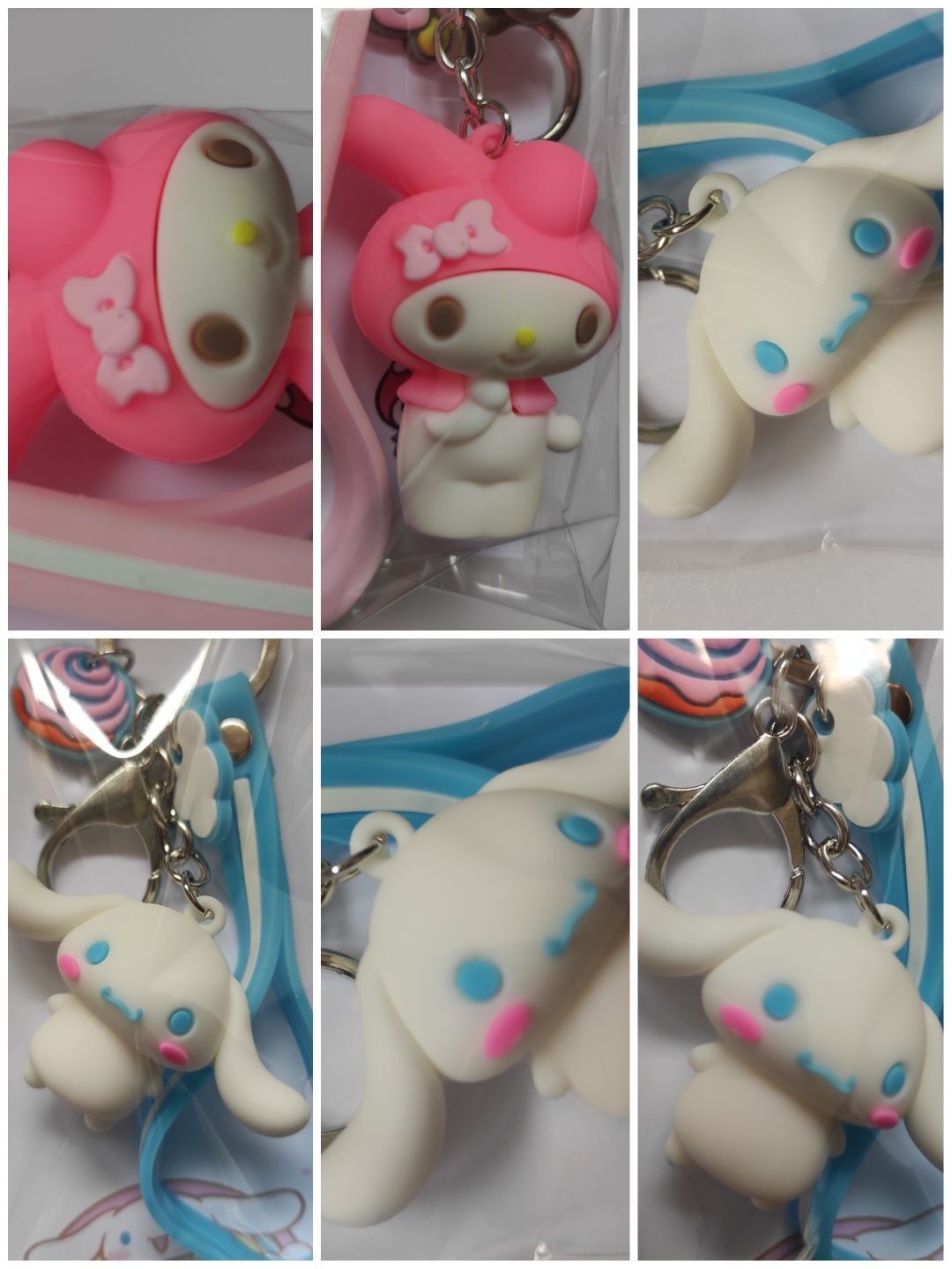 Porta chaves Hello Kitty Melody Cinnamoroll Keroppi