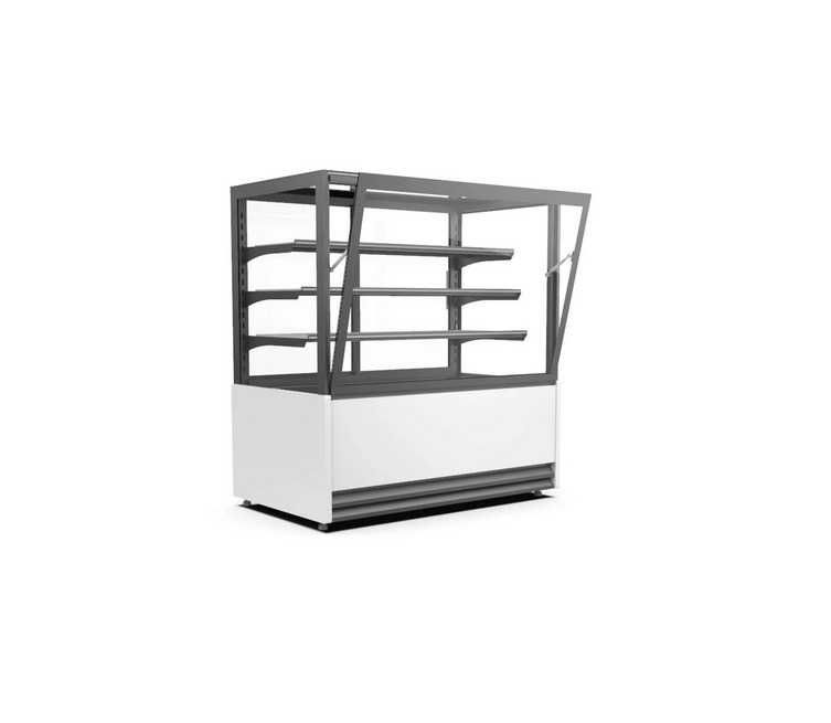 Witryna cukiernicza - [ELLADA 136 CM] 3 półki NOWA!GWARANCJA! OD RĘKI!