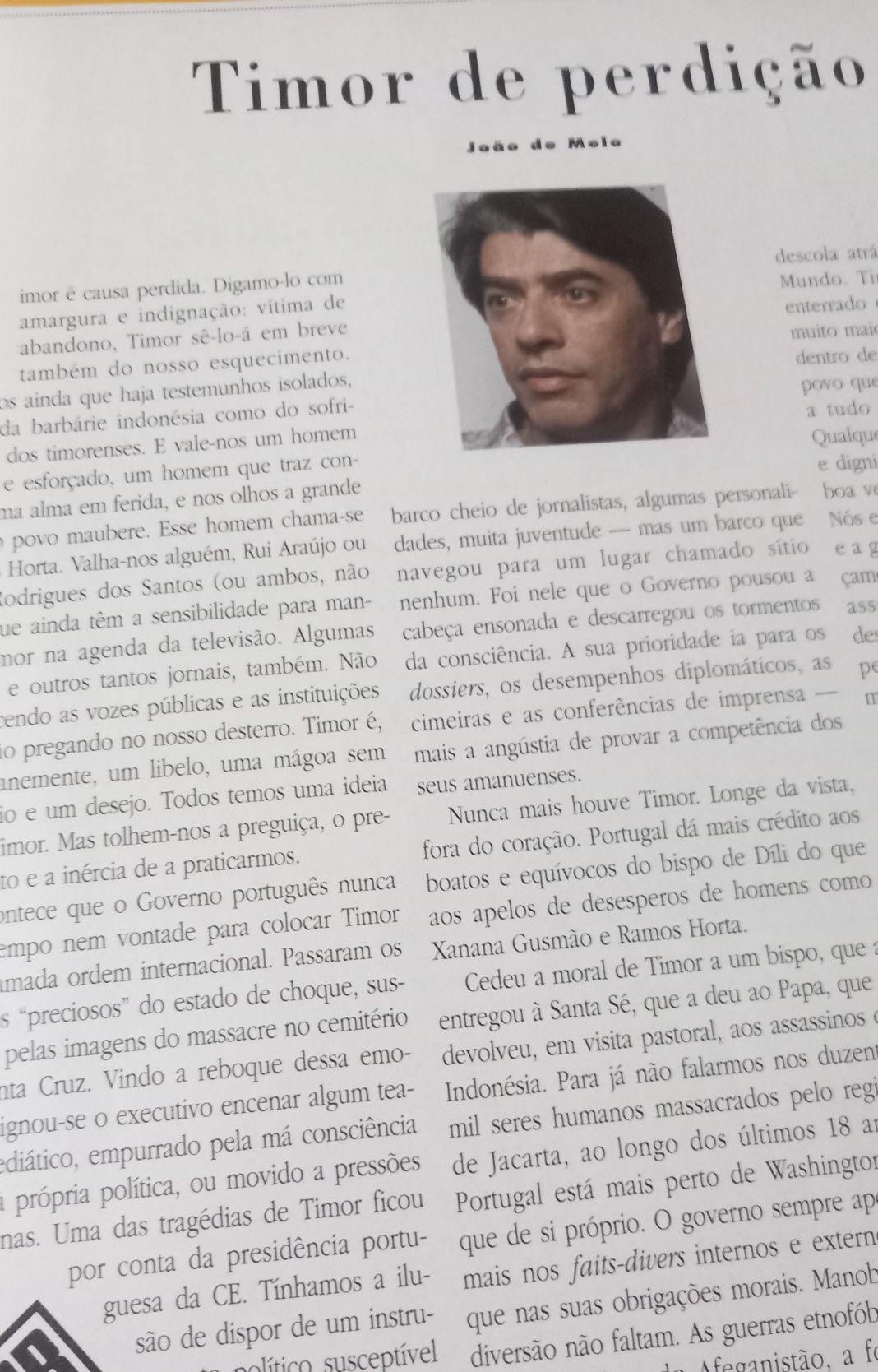 Xanana Gusmão e Timor em revista de 1992