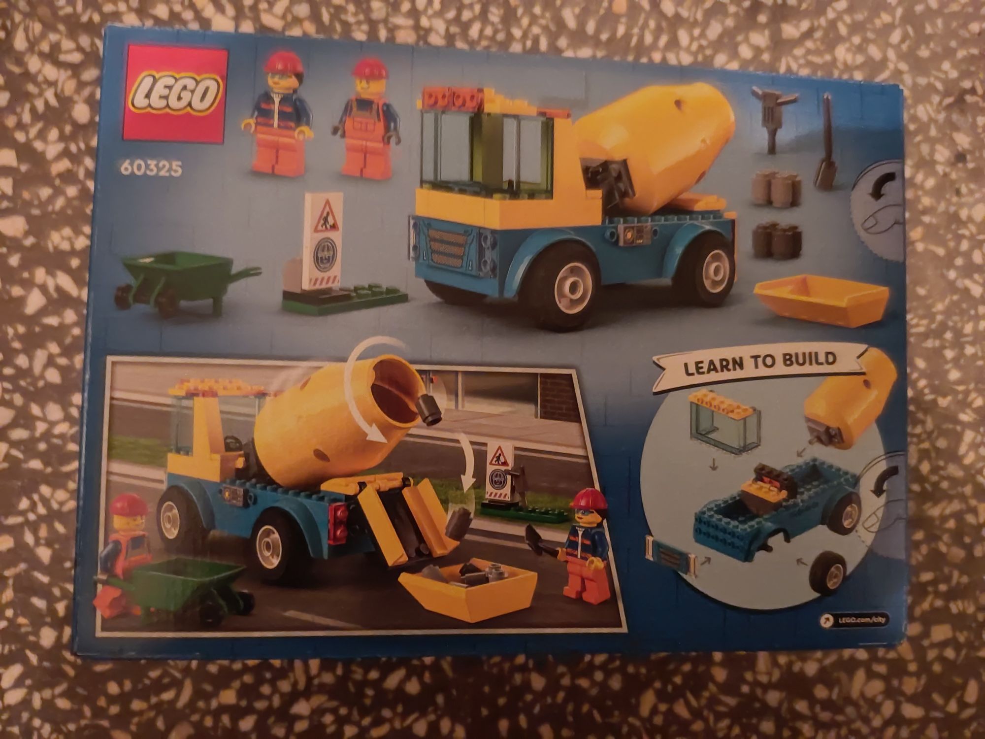 LEGO® 60325 City - Ciężarówka z betoniarką