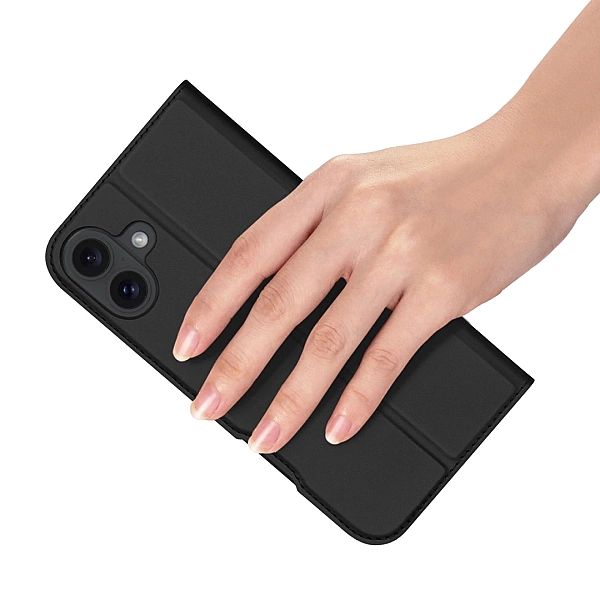 Etui Dux Ducis Skin Pro na iPhone 16 Plus z klapką i miejscem na kartę