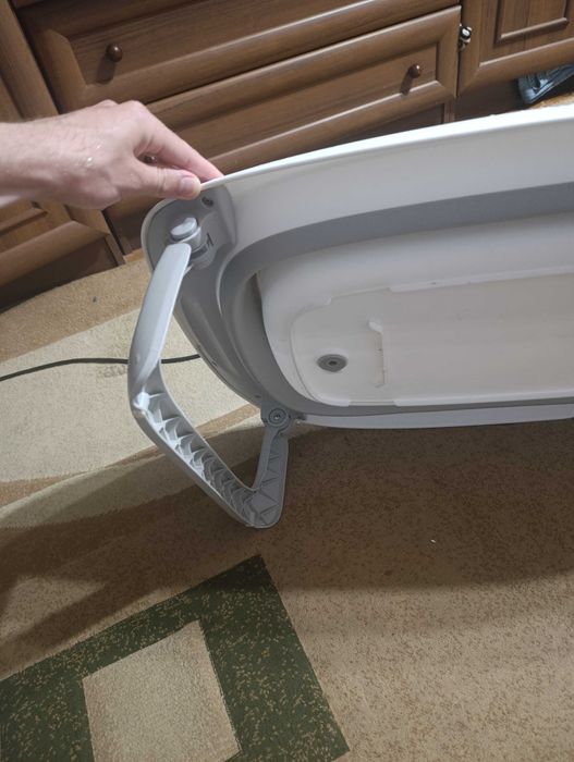 Ванна Twistshake Pastel Grey розкладна