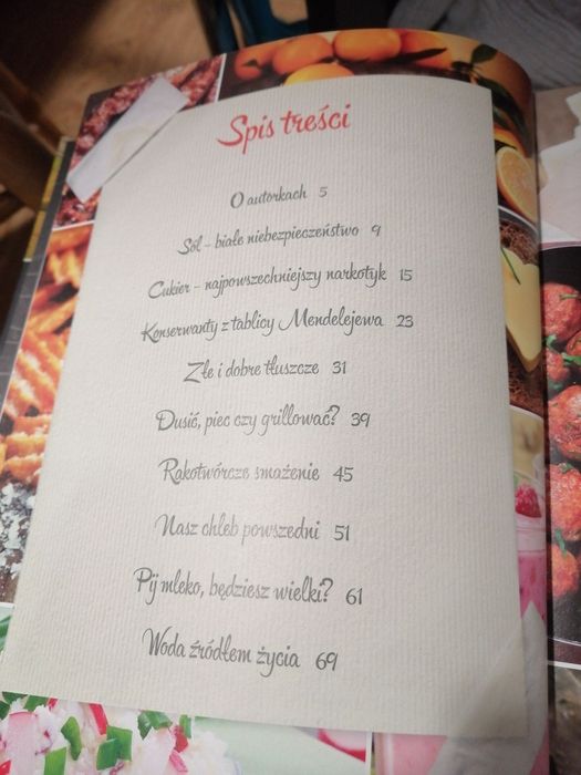 książka "Kuchnia bez chemii"