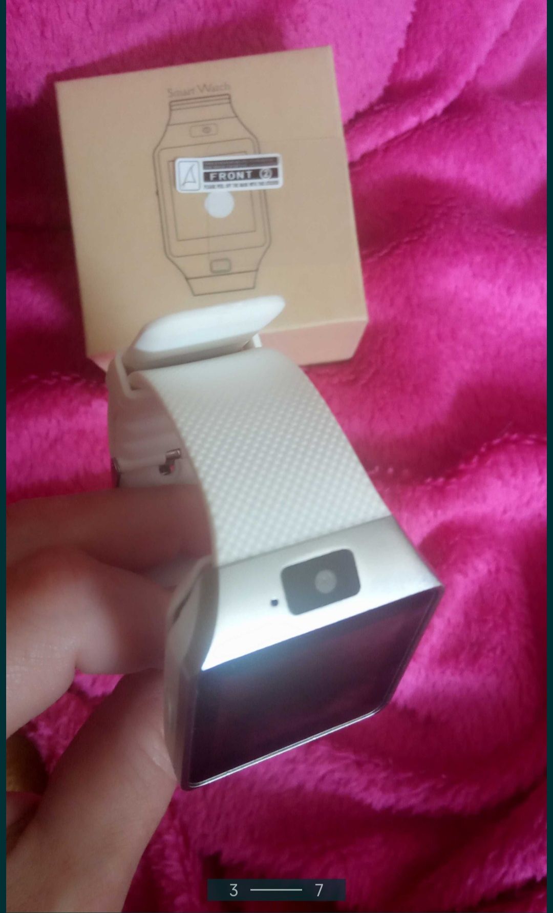 Mikołaj-smartwatch z funkcją dzwonienia i aparatem duży wygodny wyswie